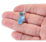 Hamsa Necklace with Lucky Eye