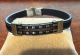 Men’s bracelet with stainless steel design