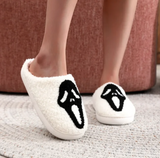 Scream Slippers With Rubber Sole