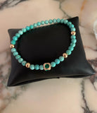Vibrant green and gold stackable bracelets  $214 (saving of $35) or buy separately, starting from $42