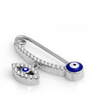 Baby Pin  with Evil Eye  Charm