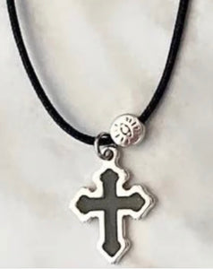 Men’s Black Cross Necklaces