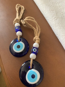 Evil Eye hanging ornament  Approximate 20cm in length