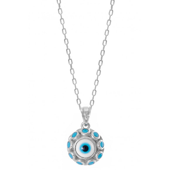 Eyeball Necklace for Good Luck