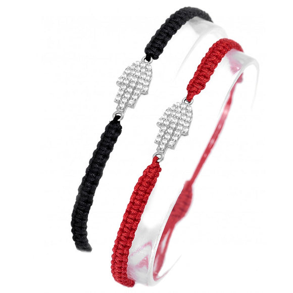 Adjustable Red String Hand Bracelet