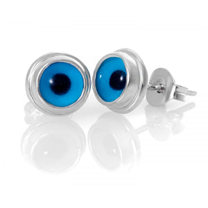 Blue Eye Stud Earrings