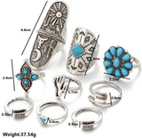 Bohemian Rings Touch of Europe (set 0f 9)