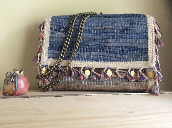 Artisan kourelou style handbag