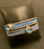 Aqua / Blue  all the way - 6 Bracelets and 1 adjustable ring or buy individually.