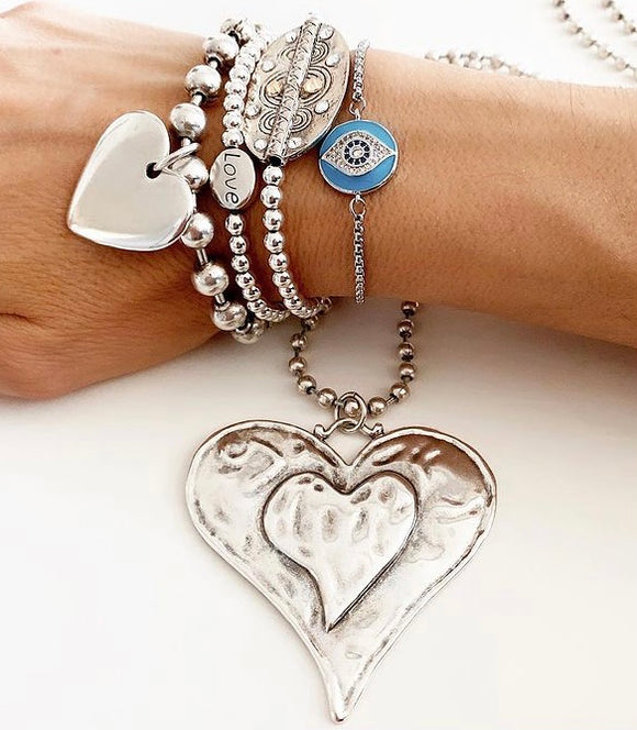 Heart Necklace & Heart Bracelets (5 pieces $299 Reduced) or buy individually from $67
