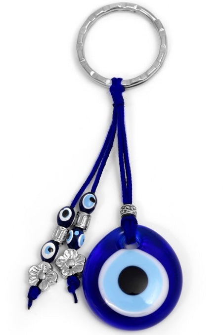 Blue Evil Eye Keychain