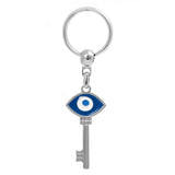 Evil Eye Key ring with Enamel Blue Lucky Eye