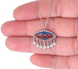 Angel Eye Necklace for Protection