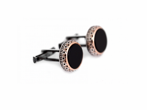 Classic Cufflinks with Agate Stone