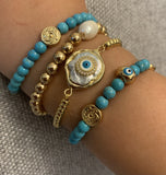 Artisan Jewellery - Beach Stack - 4 Bracelets Reduced to $399 On Special