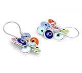 Multicolour Evil Eye Earrings
