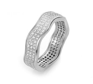 Wave Wedding / Engagement Ring