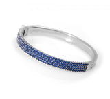 Sapphire CZ Bangle Bracelet