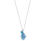 Hamsa Necklace with Lucky Eye