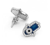 Hamsa Hand Evil Eye Earrings