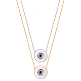 White Evil Eye Designer Necklace
