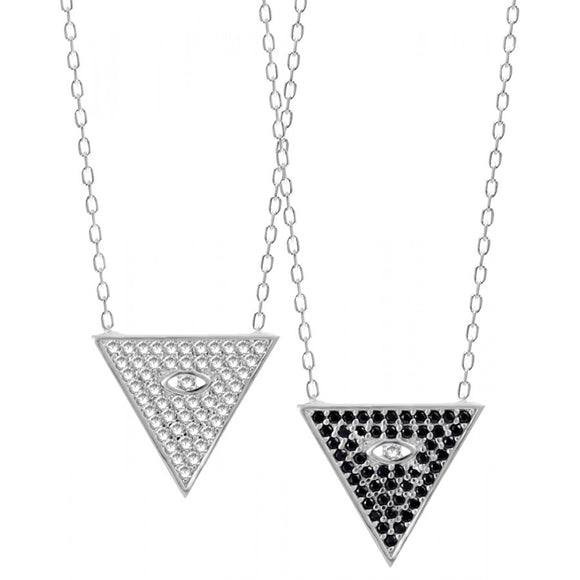 Inspired Pyramid Necklace with All seeing Eye